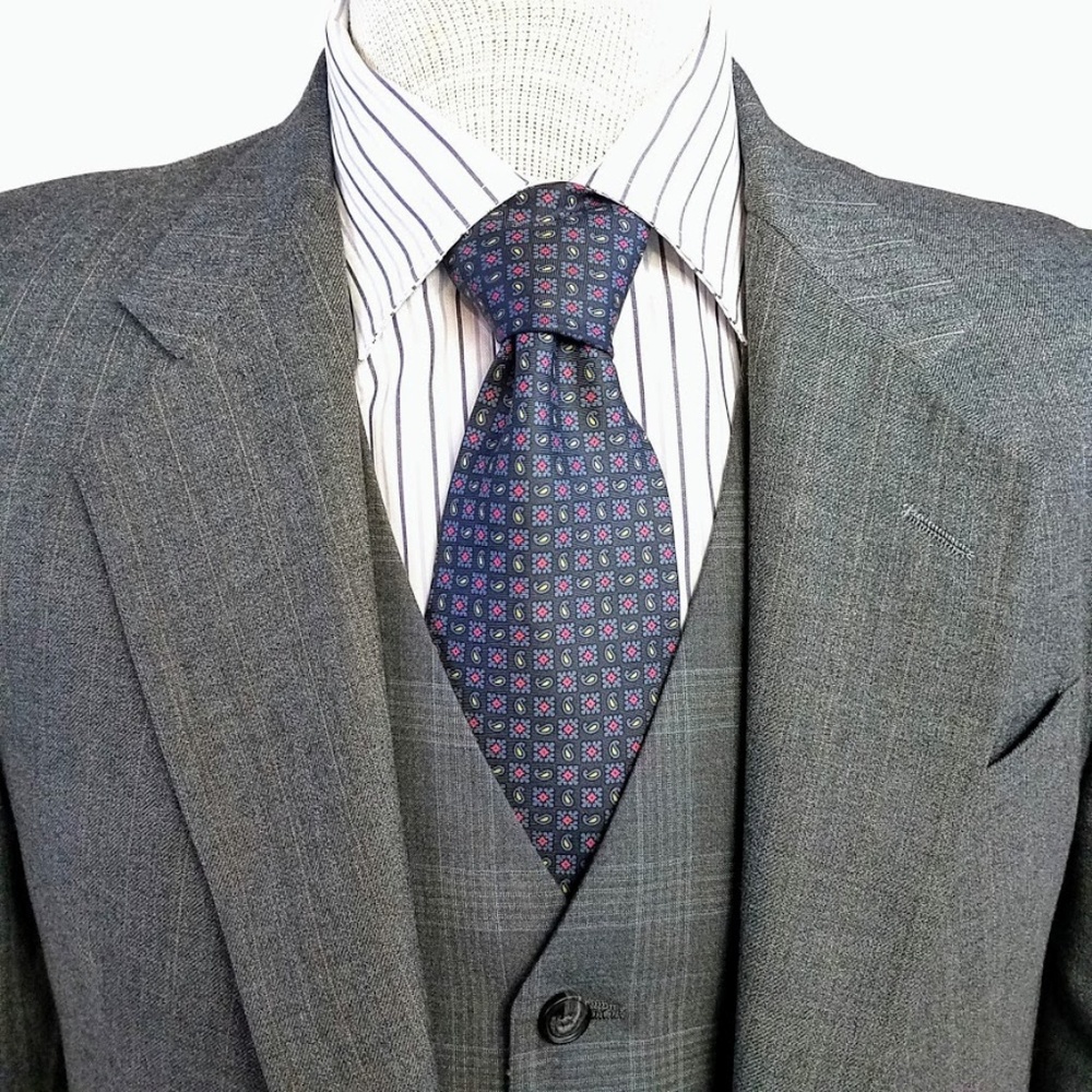 Michael Kors Cotton Purple strip dress Shirt 16.5